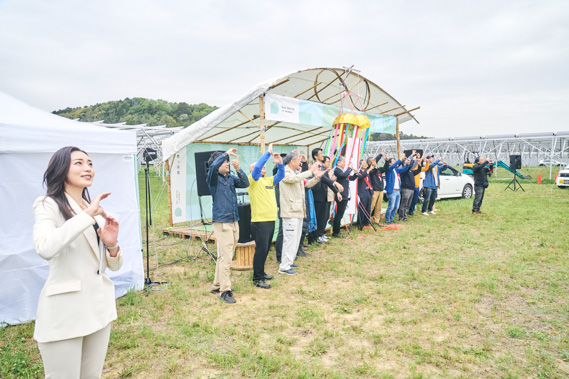 2022年4月22日 匝瑳おひさま発電所の開所式の写真15