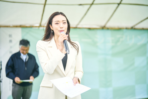 2022年4月22日 匝瑳おひさま発電所の開所式の写真2