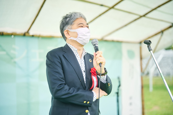 2022年4月22日 匝瑳おひさま発電所の開所式の写真5