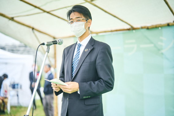 2022年4月22日 匝瑳おひさま発電所の開所式の写真6